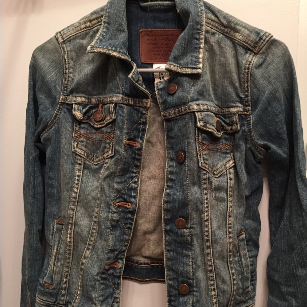 Abercrombie Jean Jacket Xsmall Like New Condition